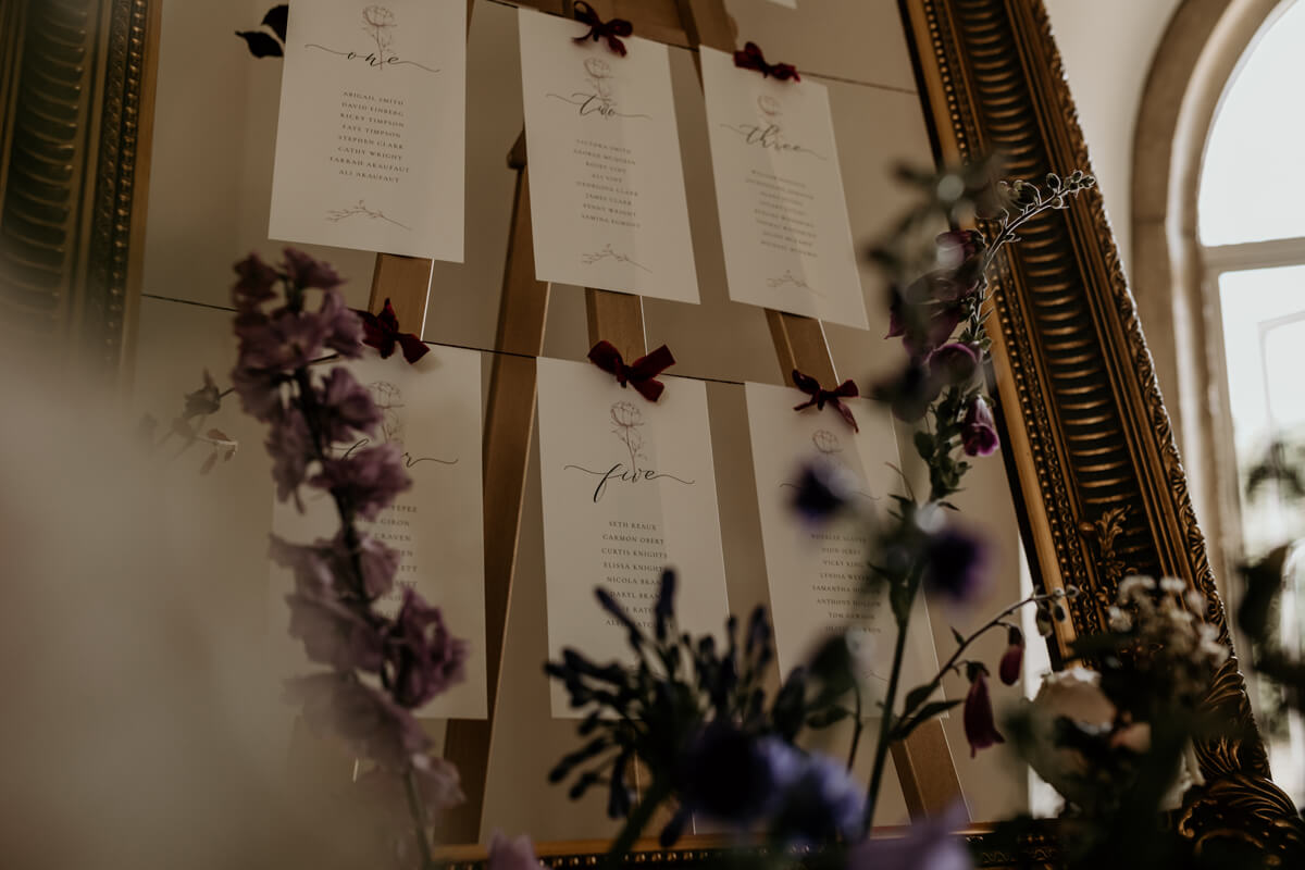 Eight ways to have eco-friendly wedding stationery table plan