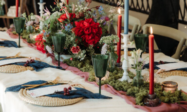 Ellie and Liv on the day wedding stationery