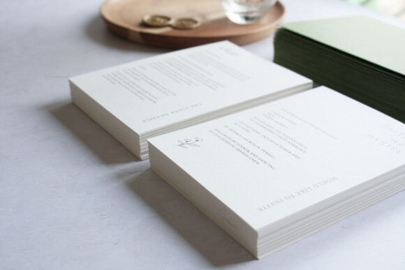 Common wedding stationery mistakes and how to avoid them. How many invites to print. Piles of wedding invitations