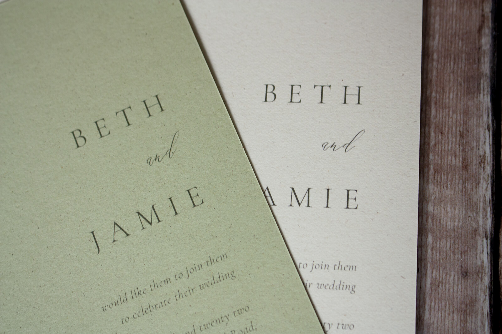 kiwi recycled paper and flecked recycled paper ellie and liv