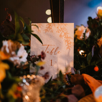 seeded on the day wedding table number
