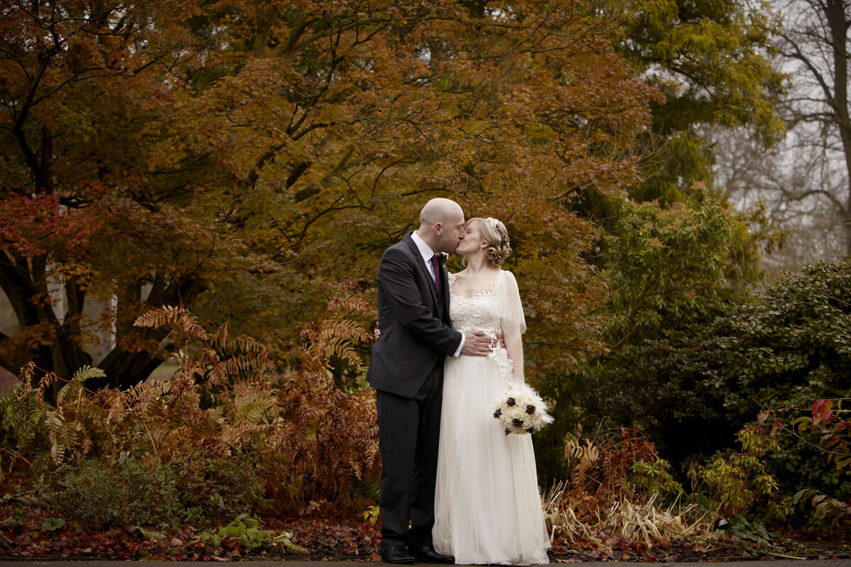 Real wedding in Autumn Brooksby Hall