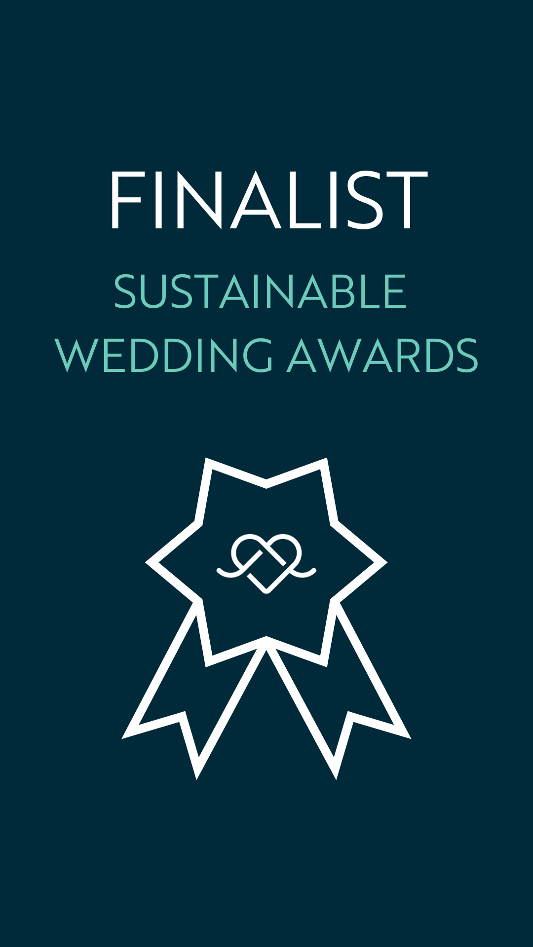 Sustainable Wedding Alliance Awards Ellie and Liv Finalist