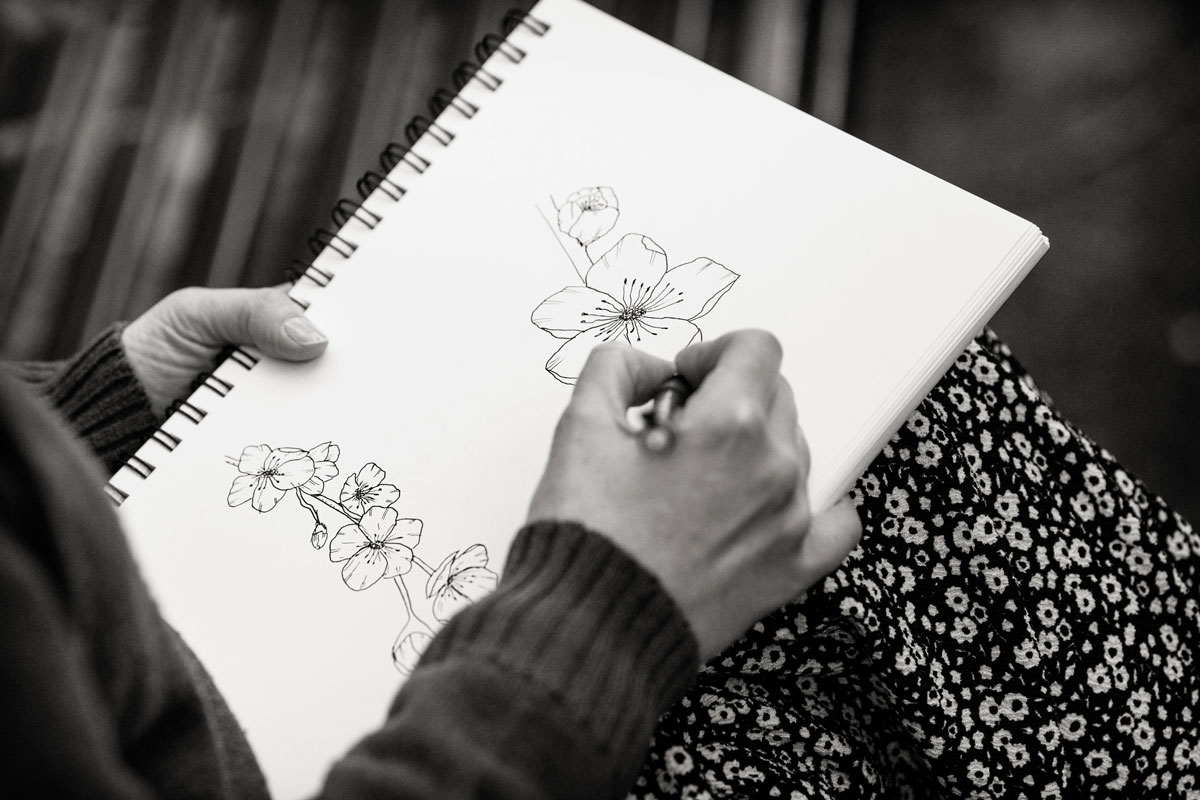 Bespoke wedding stationery supplier, Hand-drawn wedding stationery