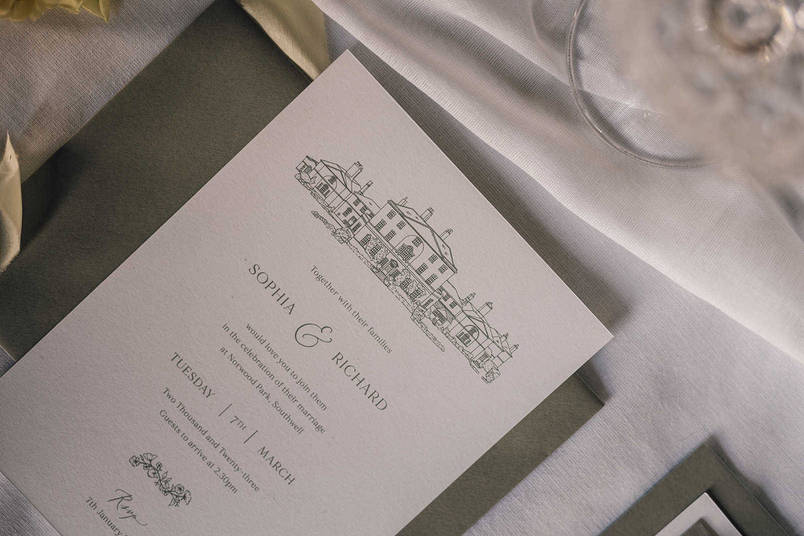 Norwood Park wedding Venue illustration