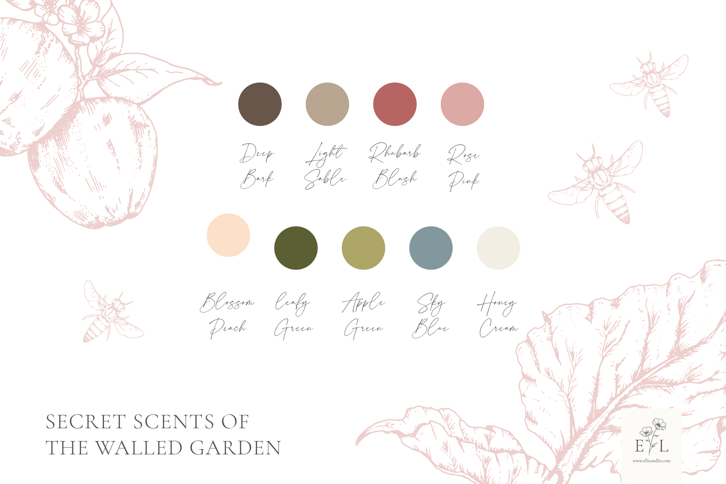 Clumber Park pattern collection natural colour palette