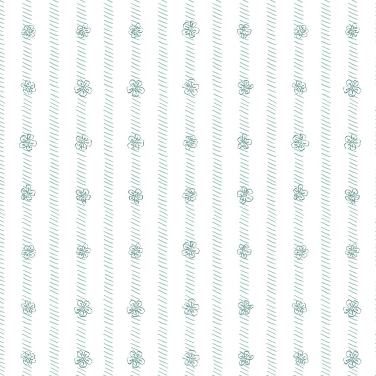 Stripe and blossom print