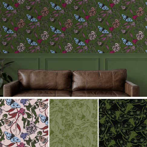 Ellie-and-Liv_Ethereal-Dusk_Pattern-Collection Heritage, Gothic Core, Autumn Winter Pattern