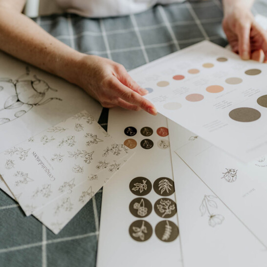 brand guidelines created for Hannah Shearman&rsquo;s new visual identity