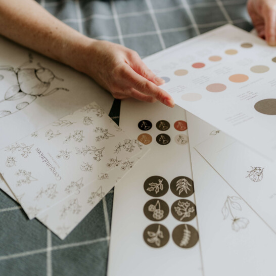 Graphic design elements for your business from Ellie and Liv