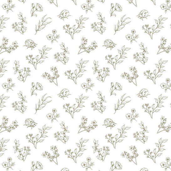 Botanical brand pattern created for Hannah Shearman&rsquo;s new visual identity